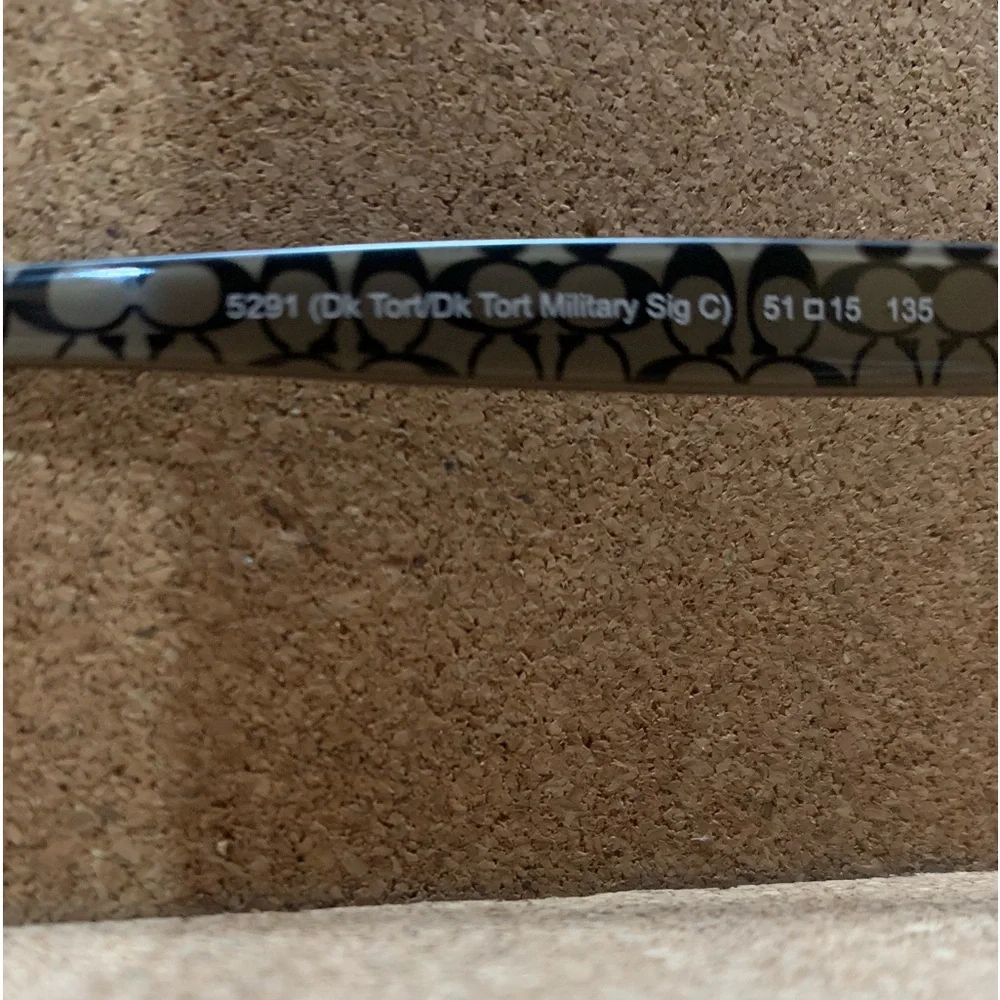 COACH Frames with “Demo” lenses